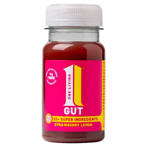 One Living Gut Strawberry Lemon 100ml
