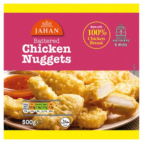 Jahan Battered Chicken Nuggets 500g
