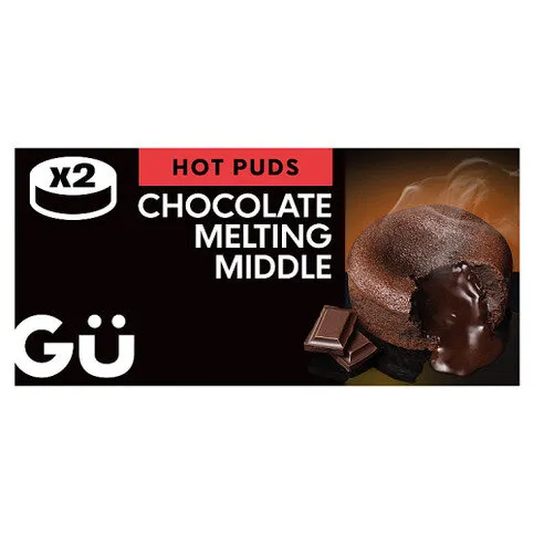 Gü Chocolate Melting Middle Hot Puds 2 x 90g (180g)