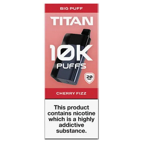 Titan Cherry Fizz 10k Puffs 20mg