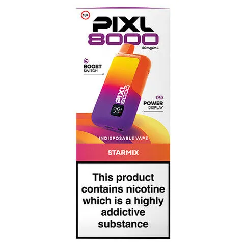 Pixl 8000 Prefilled Pod Kit Starmix 20mg