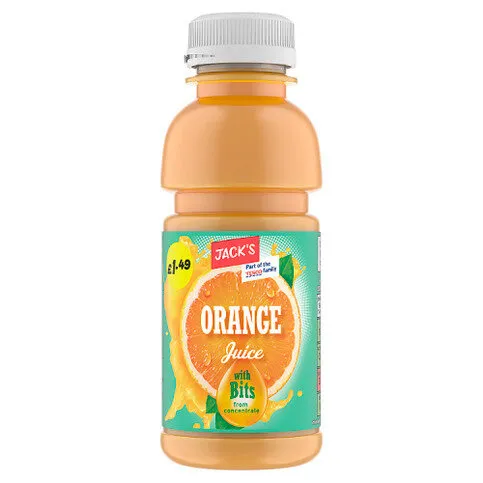 Jack's Orange Juice with Bits 300ml