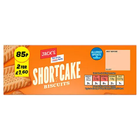 Jack's Shortcake Biscuits 150g