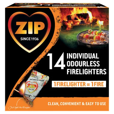 Zip 14 Individual Odourless Firelighters