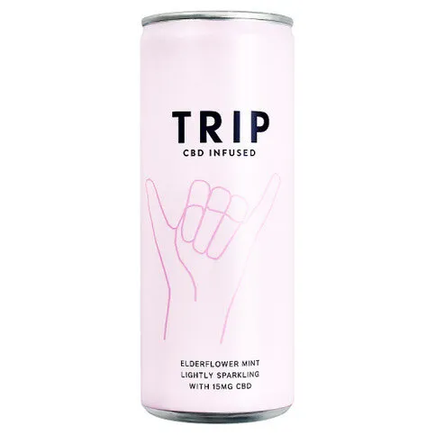 TRIP CBD Infused Elderflower Mint 250ml