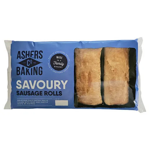 Ashers Baking Co Savoury Sausage Rolls 300g