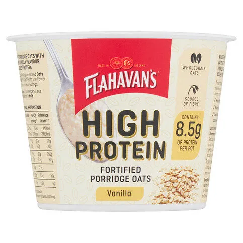 Flahavan's High Protein Fortified Porridge Oats Vanilla 45g