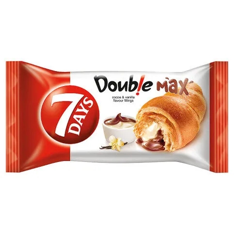 7 Days Double Max Cocoa & Vanilla Croissant 80g
