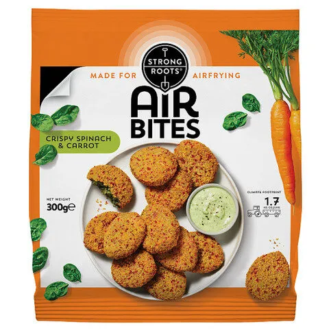Strong Roots AirBites Crispy Spinach & Carrot 300g