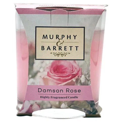 Murphy & Barrett 5oz Damson Rose Highly Fragranced Candle