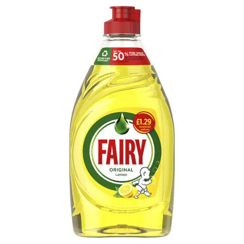 Fairy Lemon Washing Up Liquid with LiftAction 433 ML