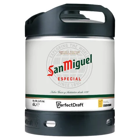 Perfect Draft San Miguel Especial Keg  6L