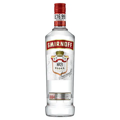 Smirnoff No. 21 Vodka 37.5% vol 70cl Bottle