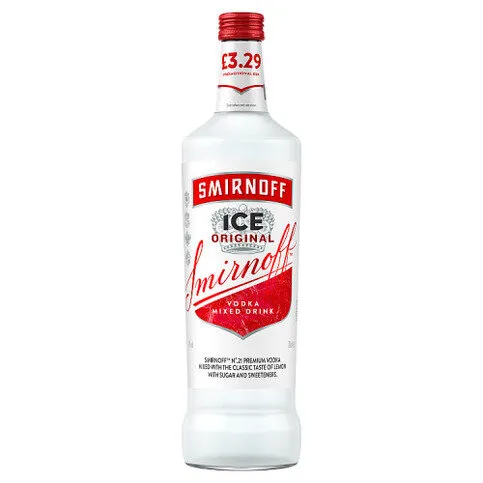 Smirnoff Ice Vodka Mixed Drink 70cl Bottle PMP £3.29