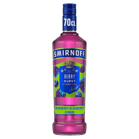 Smirnoff Berry Burst Flavoured Vodka 37.5% vol 70cl