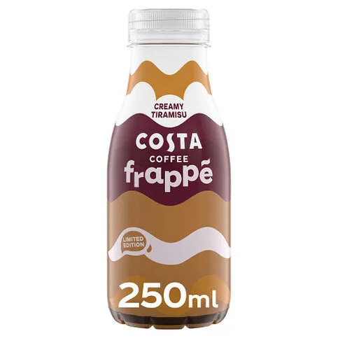 Costa Coffee Frappe Creamy Tiramisu Iced Coffee 250ml