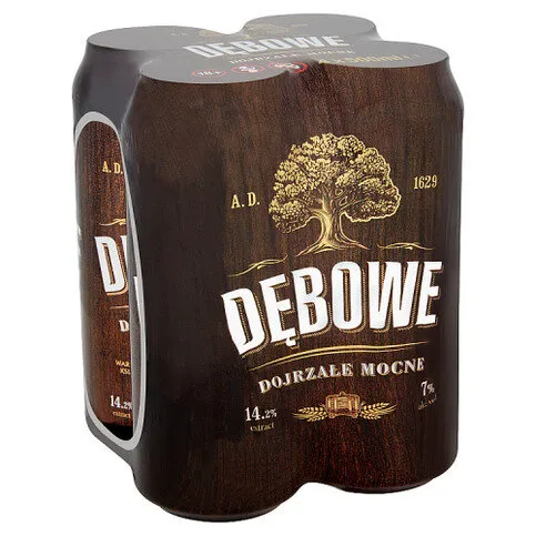 Dębowe 4 x 500ml