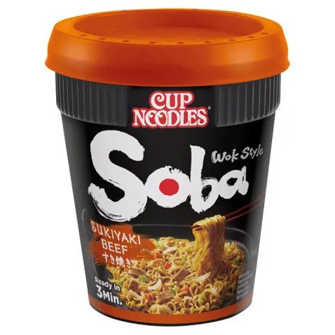 Cup Noodles Soba Wok Style Sukiyaki Beef 89g