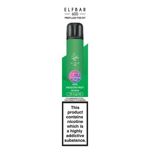 Elfbar 600 Kiwi Passion Fruit Guava Prefilled Pod Kit 20mg/ml