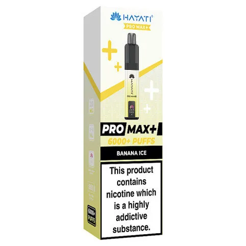 Hayati Pro Max+ 6000 Banana Ice 20mg