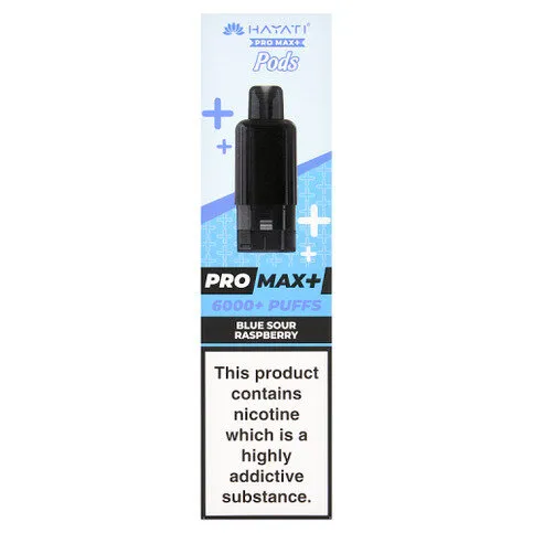 Hayati Pro Max+ Blue Sour Raspberry Pods 20mg
