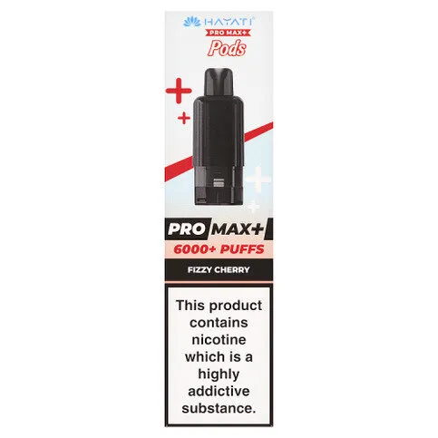 Hayati Pro Max Plus 6000 Puffs Fizzy Cherry Pods 20mg