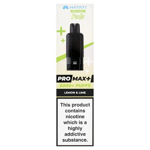 Hayati Pro Max Plus 6000 Puffs Lemon & Lime Pods 20mg