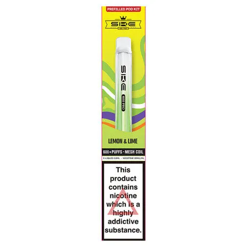 SKE 600 Pro Lemon & Lime Prefilled Pod Kit 20mg/ml