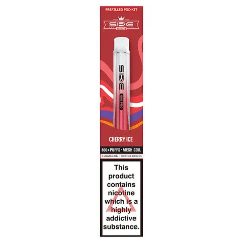 SKE Crystal Pro 600 Prefilled Pod Kit - Cherry Ice