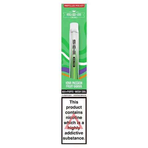 SKE 600 Pro Kiwi Passion Fruit Guava Prefilled Pod Kit