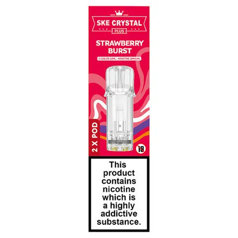 SKE Crystal Plus Strawberry Burst Pods