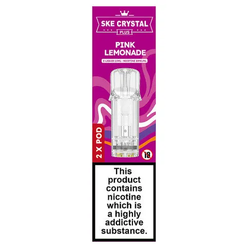 SKE 2 Pink Lemonade Crystal Plus Pods 20mg