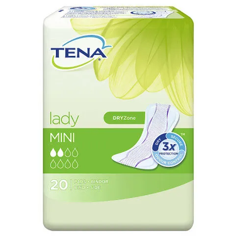 TENA LADY DISCREET MINI 20S 20'S