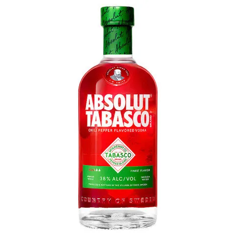 Absolut Tabasco Chili Pepper Flavoured Vodka 700ml