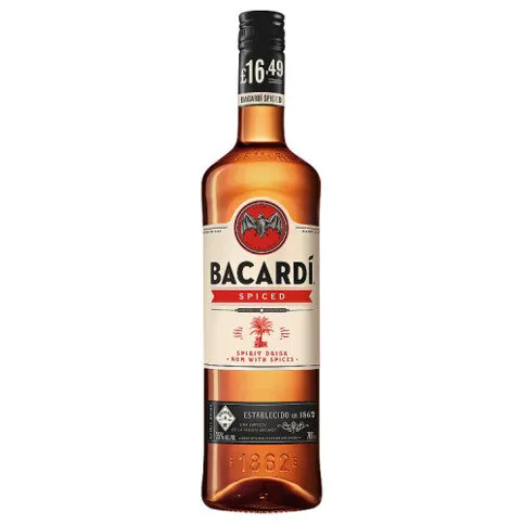 BACARDÍ Spiced Premium Rum Spirit Drink, 70cl