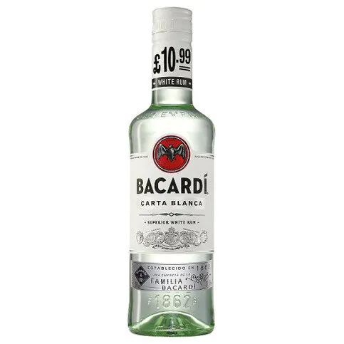 BACARDÍ Carta Blanca Superior White Rum, 35cl