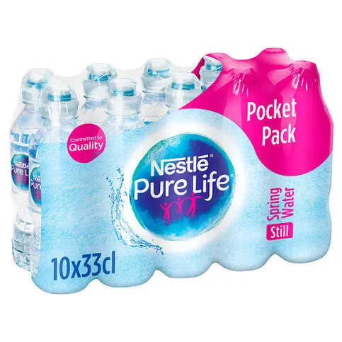 Nestle Pure Life Still Spring Water Sports Cap 10 x 330ml