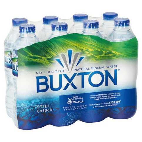 Buxton Still Natural Mineral Water 8 x 500ml