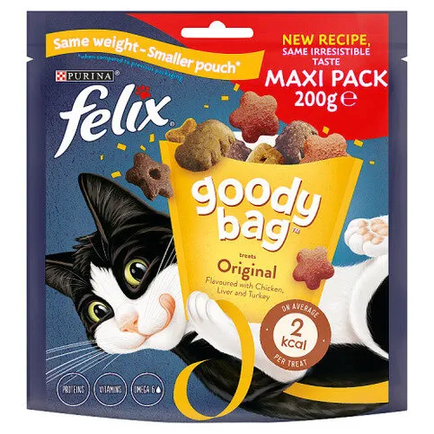 Felix Goody Bag Cat Treats Maxi Pack Original 200g