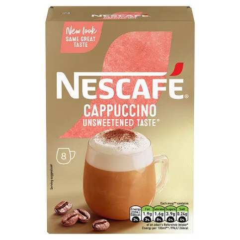 Nescafé Cappuccino Unsweetened 8 x 14.2g (113.6g)