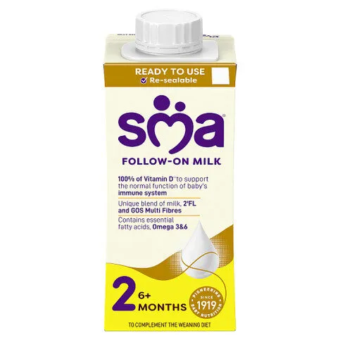 SMA Follow-on Milk 6+ Months 200ml