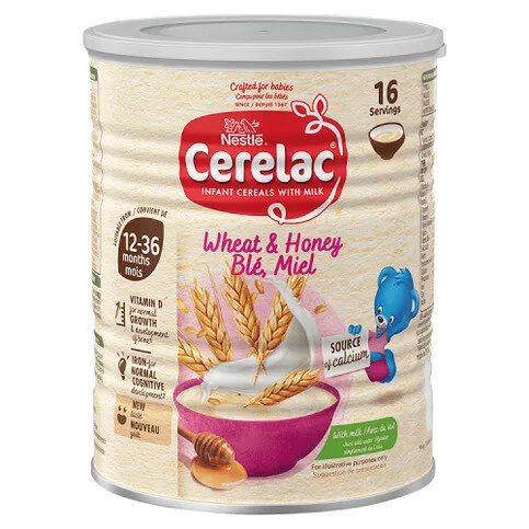 Cerelac Wheat & Honey Infant Cereals with Milk from 12-36 Months 400g