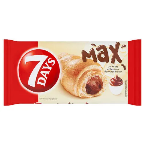 7Days Max Croissant with Cocoa Flavoured Filling 80g