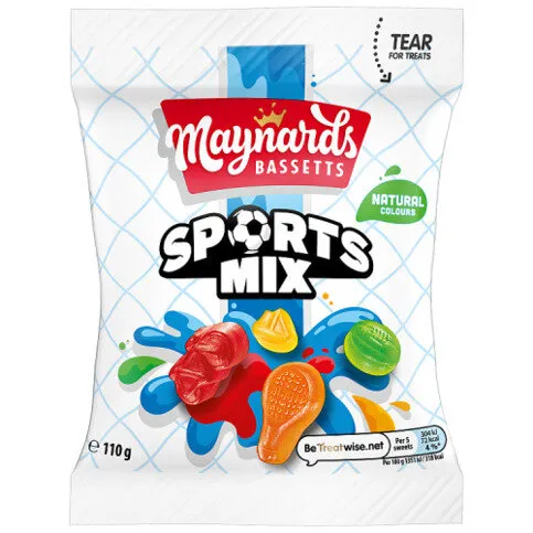 Maynards Bassetts Sports Mix Candy 110g