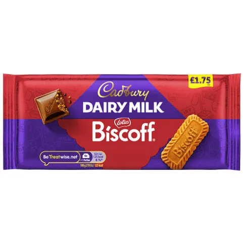Cadbury Dairy Milk Biscoff Chocolate 95g