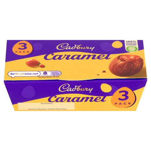 Cadbury Caramel 3 x 40g (120g)