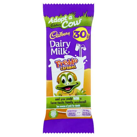Cadbury Dairy Milk Freddo Caramel 30p Chocolate Bar 19.5g