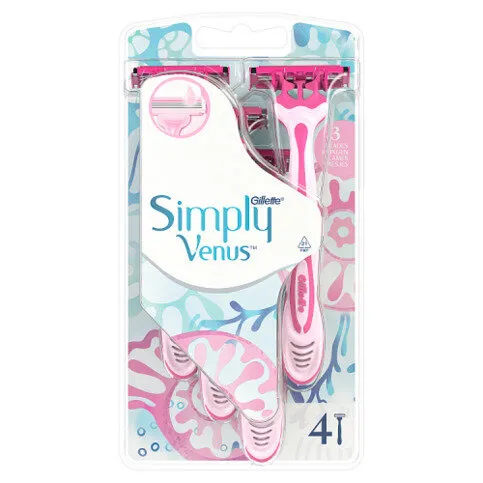 GILL VENUS DIPS RAZORS 4 PCK
