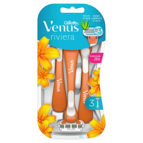GILLETTE VENUS RIVI DISP RAZ 3PCK