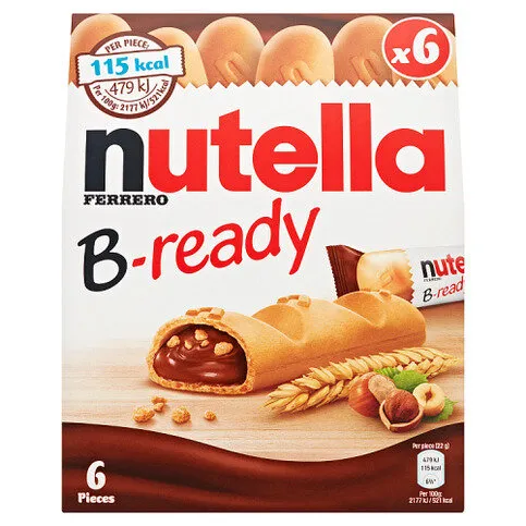 Nutella B-Ready 6 Ferrero Piece 132g
